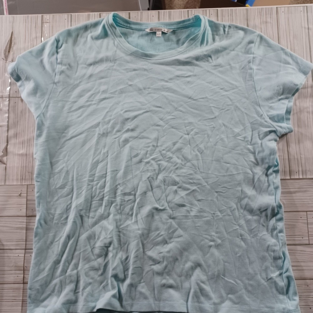 Tilley Endurables Womens 2XL Light Blue Short Sleeve Crew Neck T-Shirt Canada